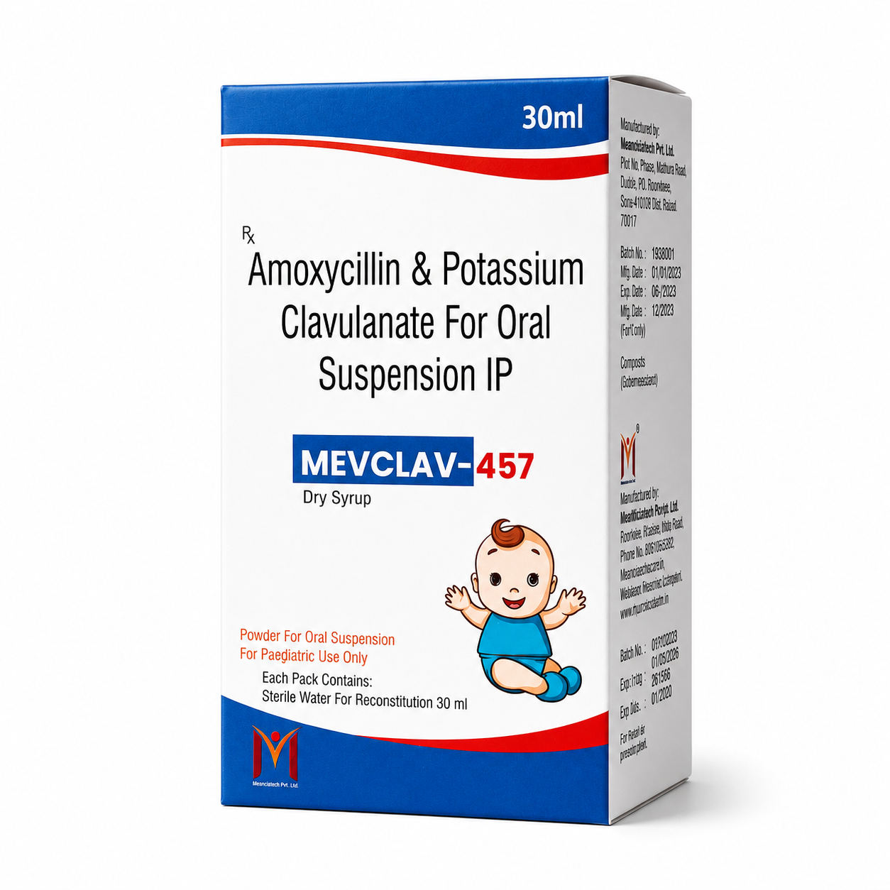 MEVCLAV-457 Dry Syrup